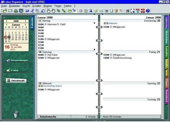 IBM Lotus Organizer 6.1 EN full version