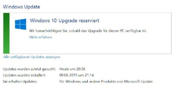 So läuft der Upgrade-Prozess auf Windows 10 ab.