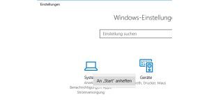 'Vier Wege zu den Windows-Einstellungen