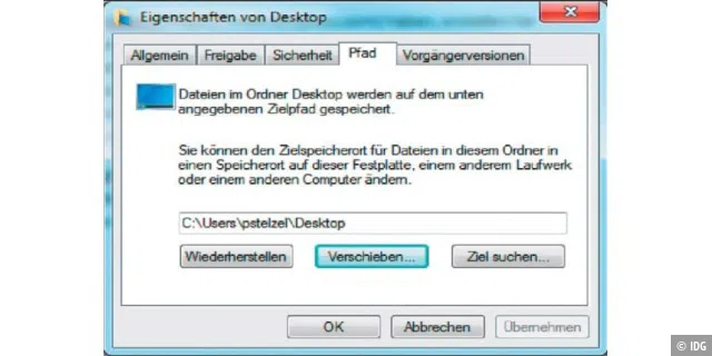 Praktisch: Der Online-Speicherdienst Dropbox lässt sich mit wenigen Handgriffen auch zum automatischen Synchronisieren der Desktop-Oberflächen mehrerer PCs nutzen.