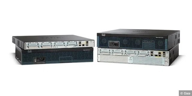 Netzwerk-Router: Cisco 2900 Series Integrated Services Router.