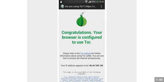 Mit dem Tor-Client Orbot in Kombination mit dem Sicherheits-Browser Orweb surfen Sie anonym im Internet, auch ohne Root.