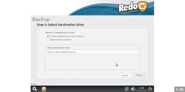 Redo ist ein Backup-Tool, dass sehr praktisch ist, aber nicht so umfangreich wie Clonezilla.