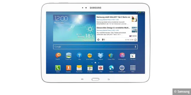 Gutes Couch-Tablet: Samsung Galaxy Tab 3 10.1