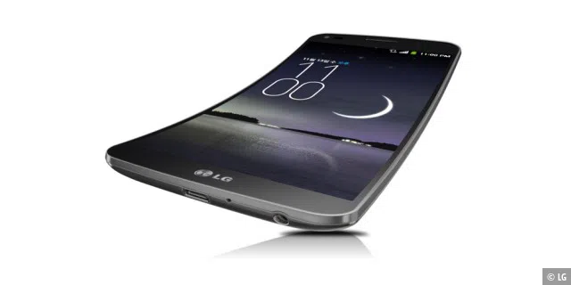 Das Display des LG G Flex ist nicht nur gebogen, sondern auch flexibel.