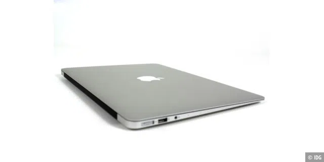 9,8 Millimeter dünn ist das Macbook Air 13 und 1344 Gramm leicht