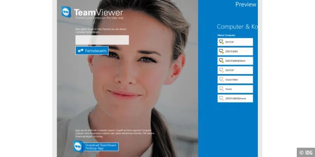 Mit Teamviewer Touch gibt es jetzt auch eine spezielle, auf Touch-Bedienung optimierte Teamviewer-Version für Windows 8.