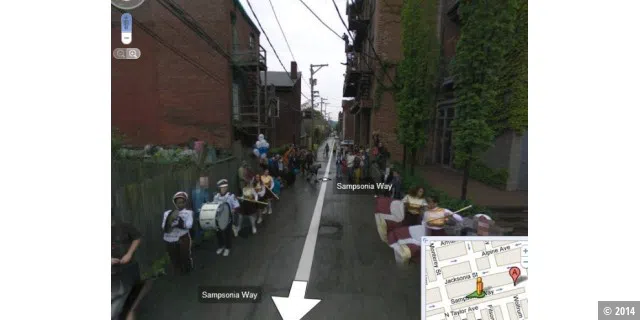 Kunst per Google Street View