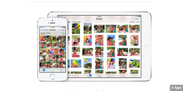 iOS 8: Fotos werden über alle Geräte hinweg synchronisiiert