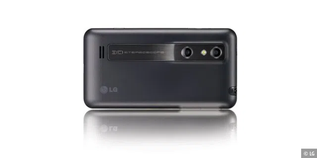 Das LG Optimus 3D besitzt zwei Kameraobjektive für 3D-Aufnahmen.