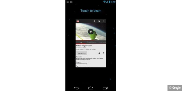Schneller Datenaustausch über Android Beam