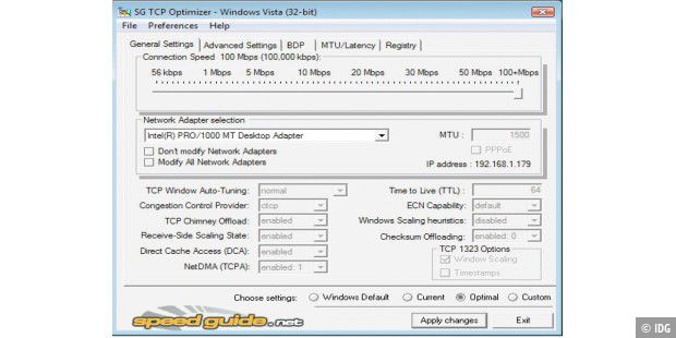 Disable tcp auto tuning windows 7 registry