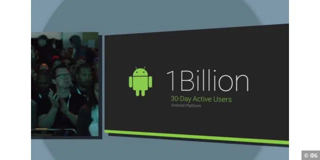 Android hat 1 Milliarde aktive Smartphone-Nutzer