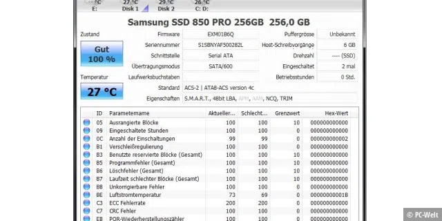 Samsung SSD 850 Pro 256GB