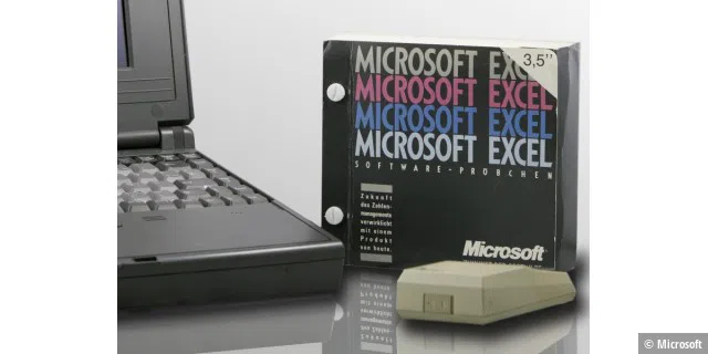 Microsoft Excel 3.5 und ein damaliger PC