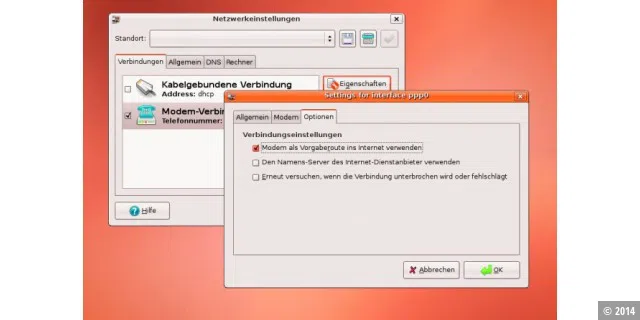 Ab ins Netz auch ohne DSL & Co.: Ubuntu macht Ihnen das Einrichten eines Modems mit übersichtlichen Konfigurationsdialogen leicht