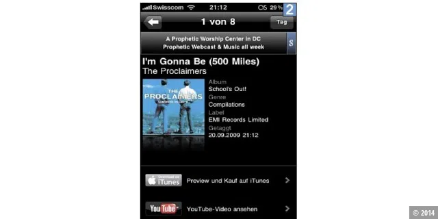 Das iPhone erkennt Musikstücke – dank Shazam