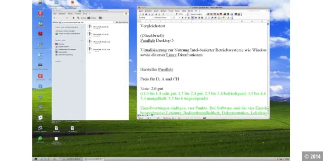 Windows-Fenster im Mac-Stil: Parallels zeigt, wie Windows unter Apple-Führung aussehen würde.