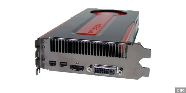 Die AMD Radeon HD 7850 ist ebenfalls sehr anschlussfreudig.