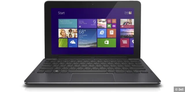 Als Zubehör fürs Venue 11 Pro bietet Dell eine Docking-Tastatur an