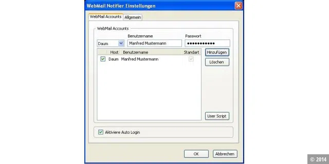 Platz 43: Webmail Notifier
