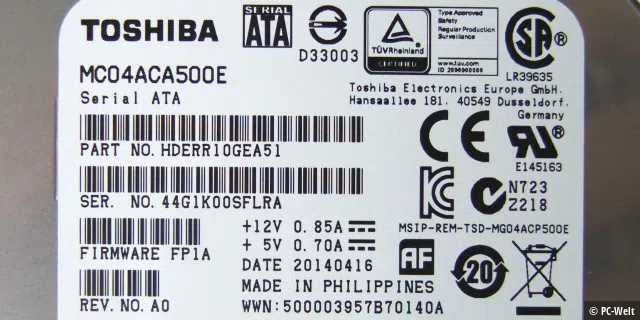 Toshiba MC04ACA500E 5TB