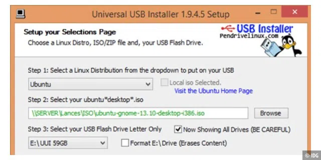 Universal USB Installer - Download
