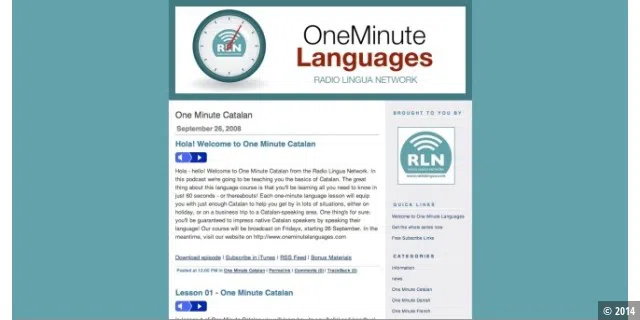 Oneminutelanguage.com