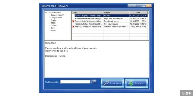 Smart Email Recovery