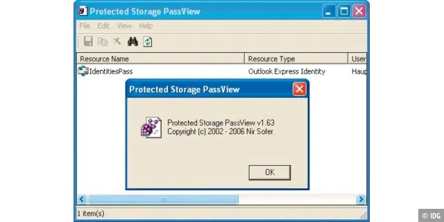 Protected Storage Passview 