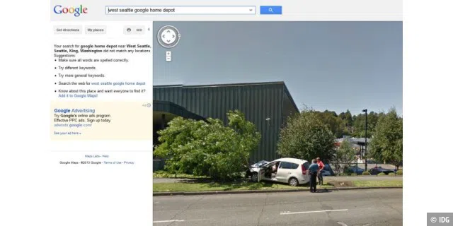 witzige Google Street View Impressionen