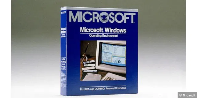 1985 erscheint Windows 1.0.