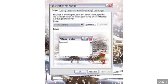 Desktop: Microsoft ChristmasTheme