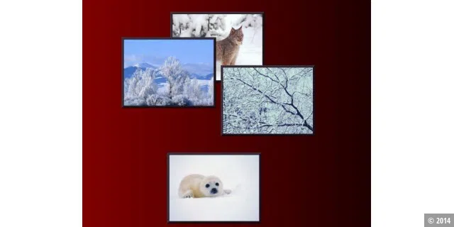 Bildschirmschoner: Moving Images Winter Scenes