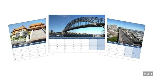 Panorama Photo Calendar 