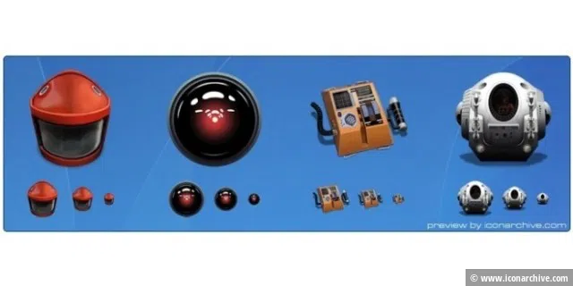 2001 Space Odyssey Icons