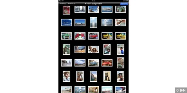 Apples iPad-Apps: Fotos