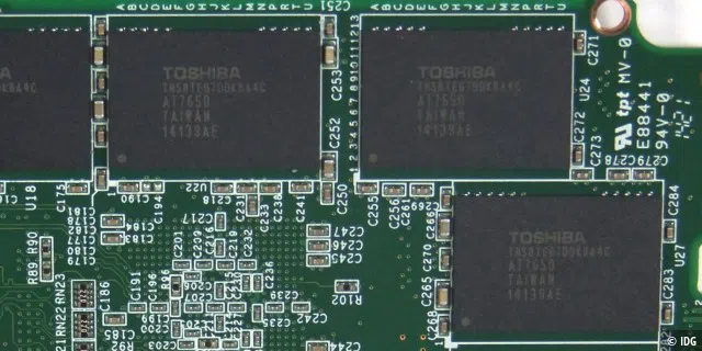 OCZ Arc 100 240GB: Flashspeicher-Chips