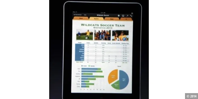 Apple iPad mit iWork