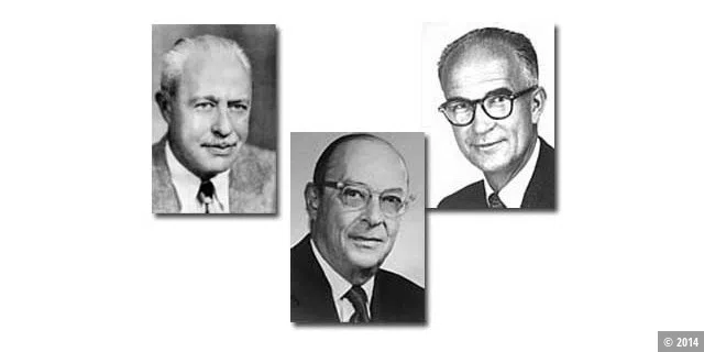 John Bardeen, Walter Houser Brattain & William Bradford Shockley