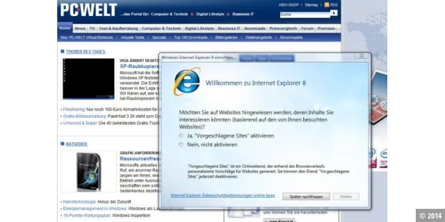 Internet Explorer 8 Beta 2 