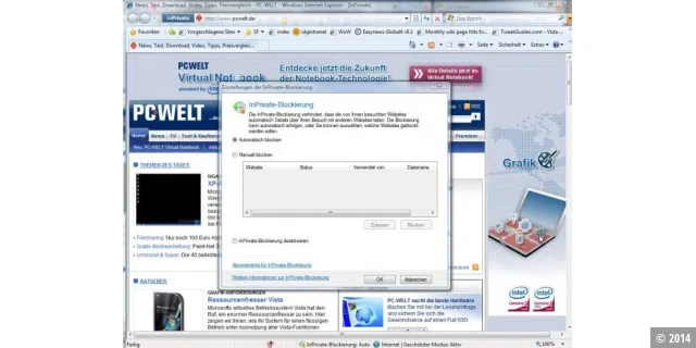 Internet Explorer 8 Beta 2 