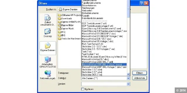 Neu: Kompatibilität zu Office 2007