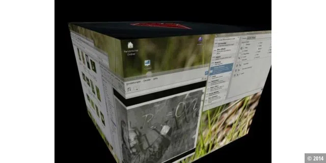 Linux 3D-Oberfläche Beryl