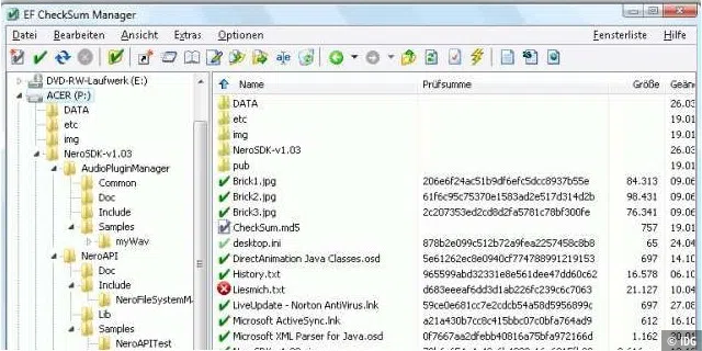 EF Checksum Manager - Download