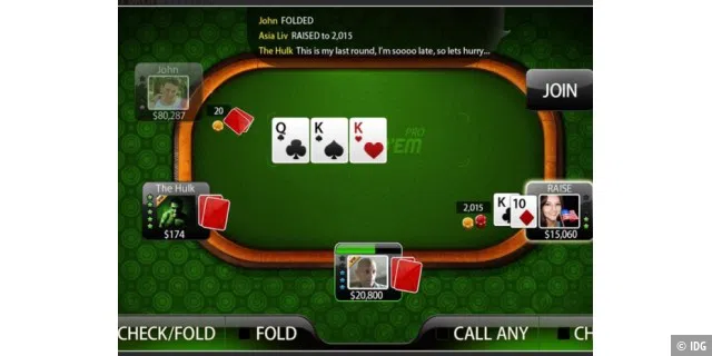 Platz 7: Live Holdem Poker Pro