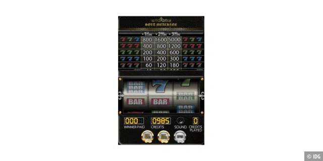 Platz 49: Slot Machine