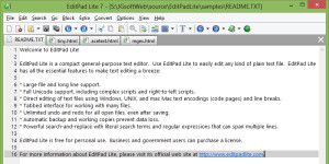 Editor-Freeware: EditPad Lite