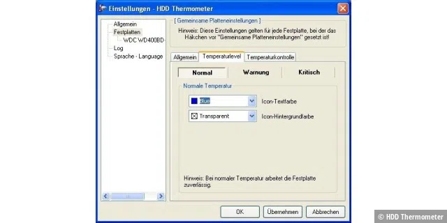 HDD Thermometer