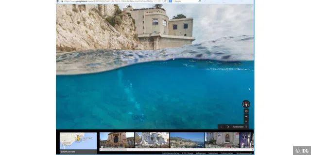 Verrückte Bilder auf Google Street Viewv